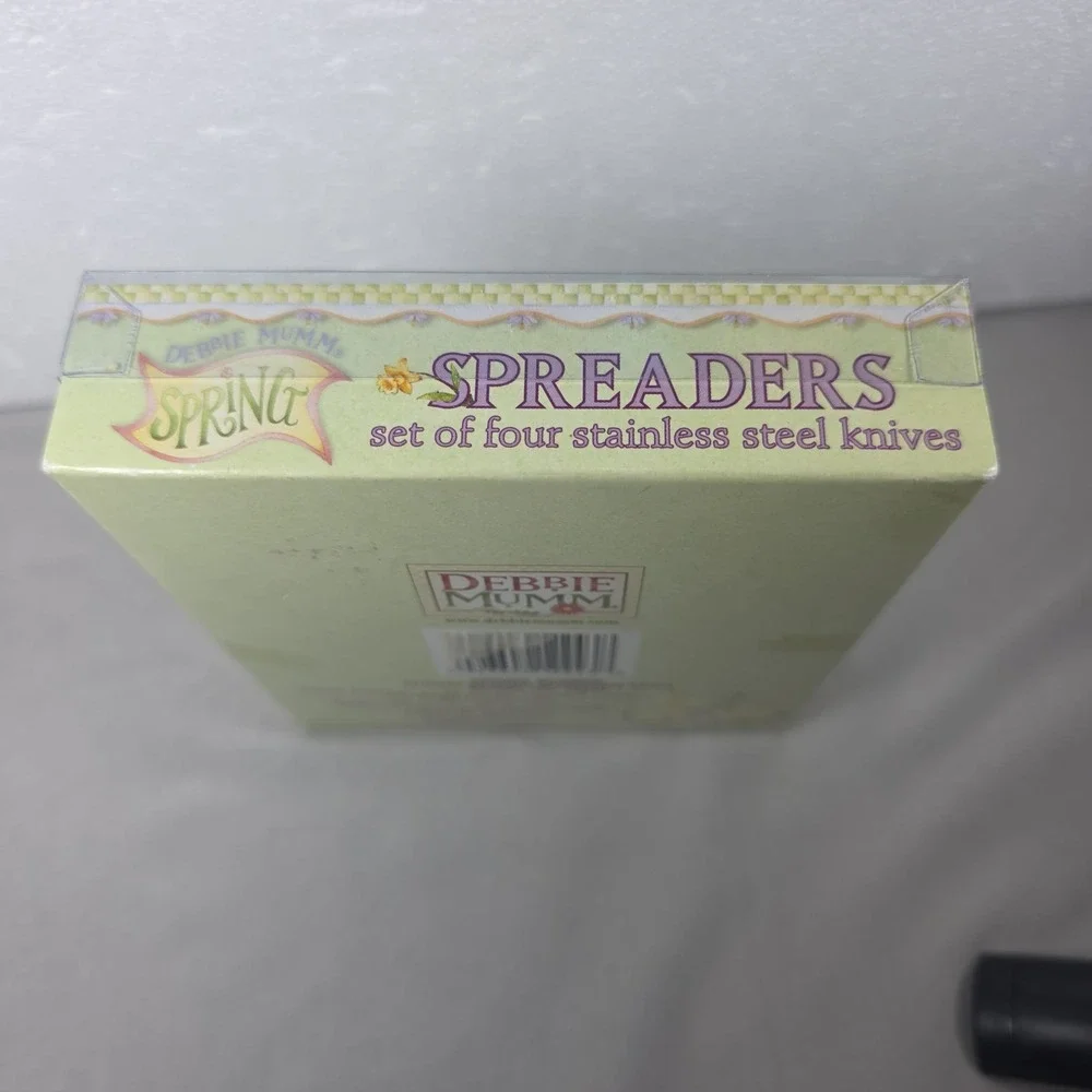 Vintage Boston Warehouse Butter Cheese Spreaders Rare Easter Debbie Mumm